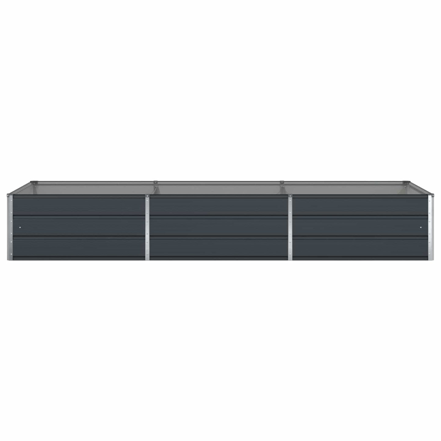 Fioriera Antracite 290 x 100 x 45 cm Acciaio zincato