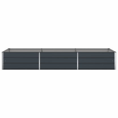 Fioriera Antracite 290 x 100 x 45 cm Acciaio zincato
