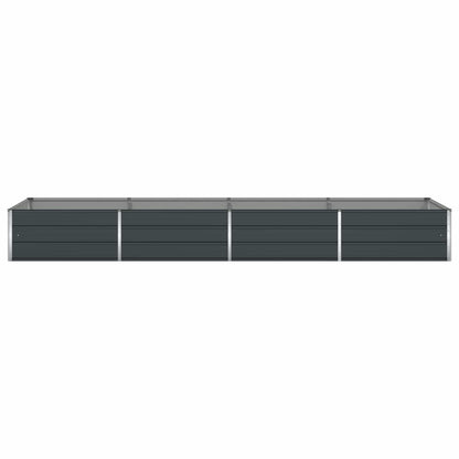 Fioriera Antracite 385 x 100 x 45 cm Acciaio zincato