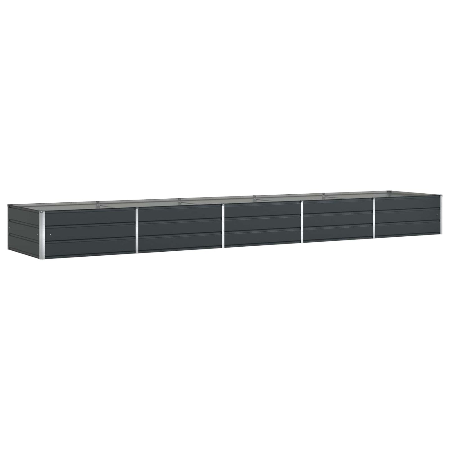 Fioriera Antracite 480 x 100 x 45 cm Acciaio zincato