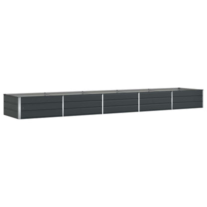 Fioriera Antracite 480 x 100 x 45 cm Acciaio zincato