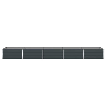 Fioriera Antracite 480 x 100 x 45 cm Acciaio zincato