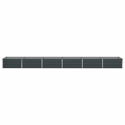 Fioriera Antracite 580 x 100 x 45 cm Acciaio zincato