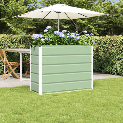 Fioriera Verde 100 x 40 x 75 cm Acciaio