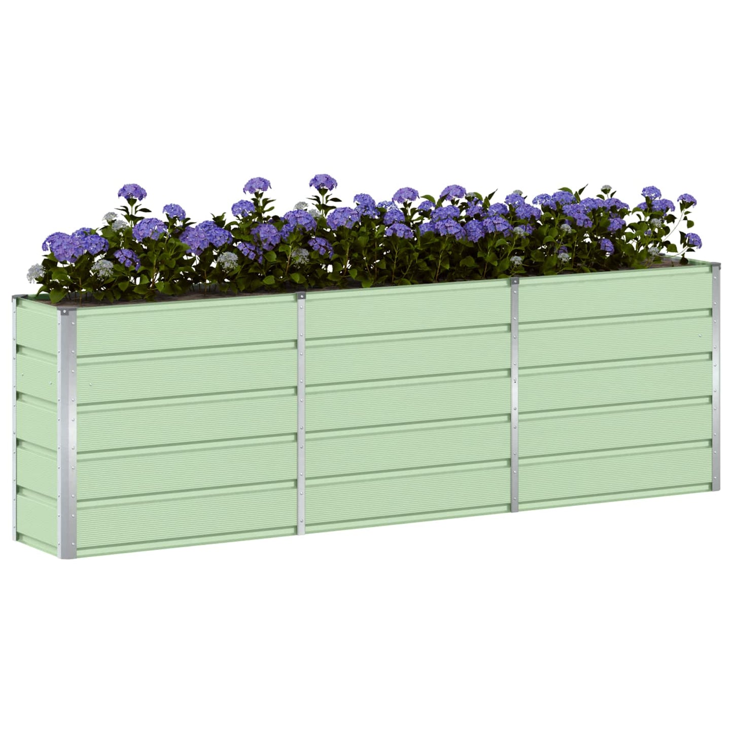 Fioriera Verde 160 x 40 x 75 cm Acciaio