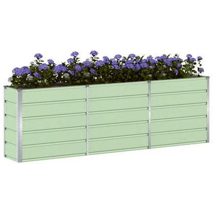 Fioriera Verde 160 x 40 x 75 cm Acciaio