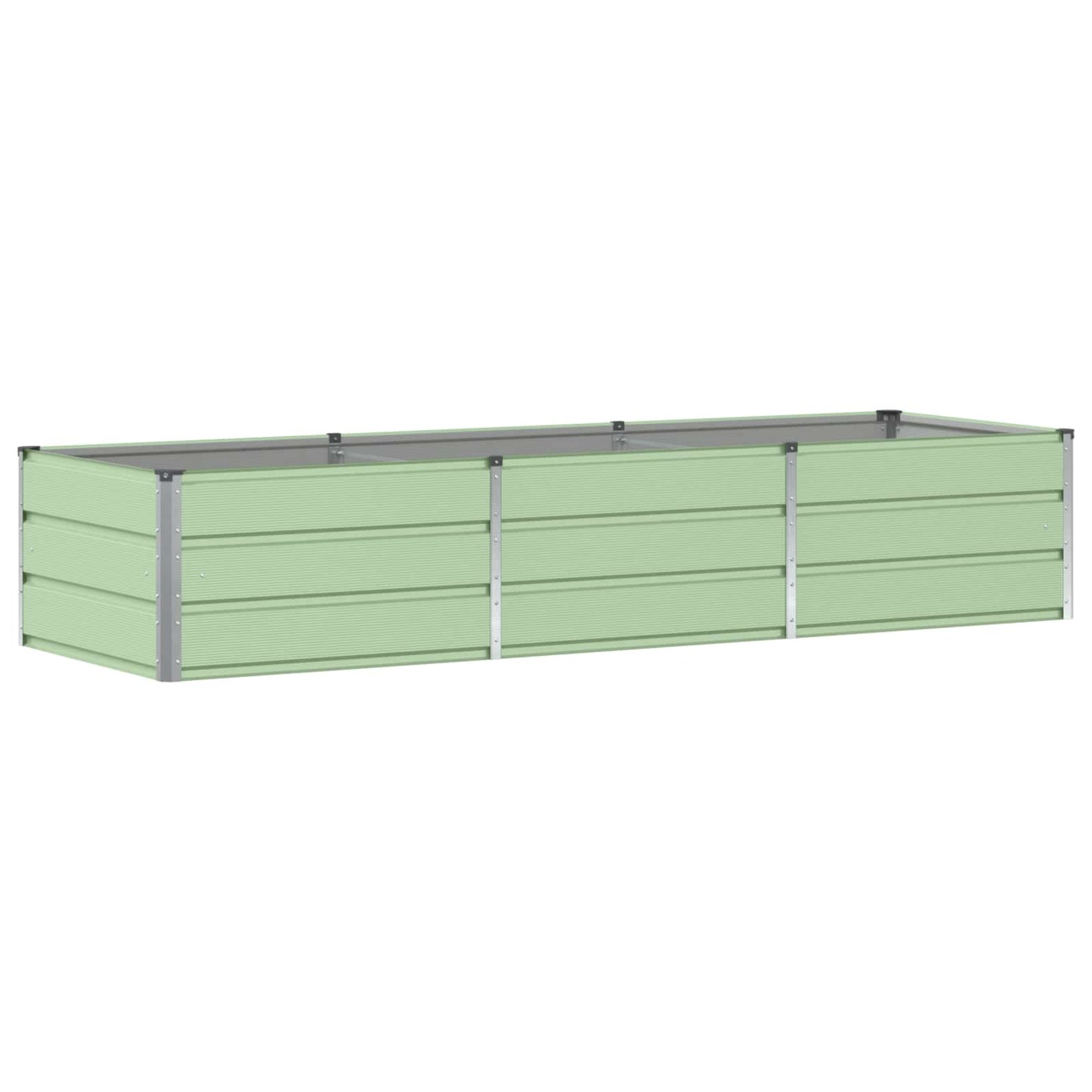 Fioriera Verde 240 x 80 x 45 cm Acciaio