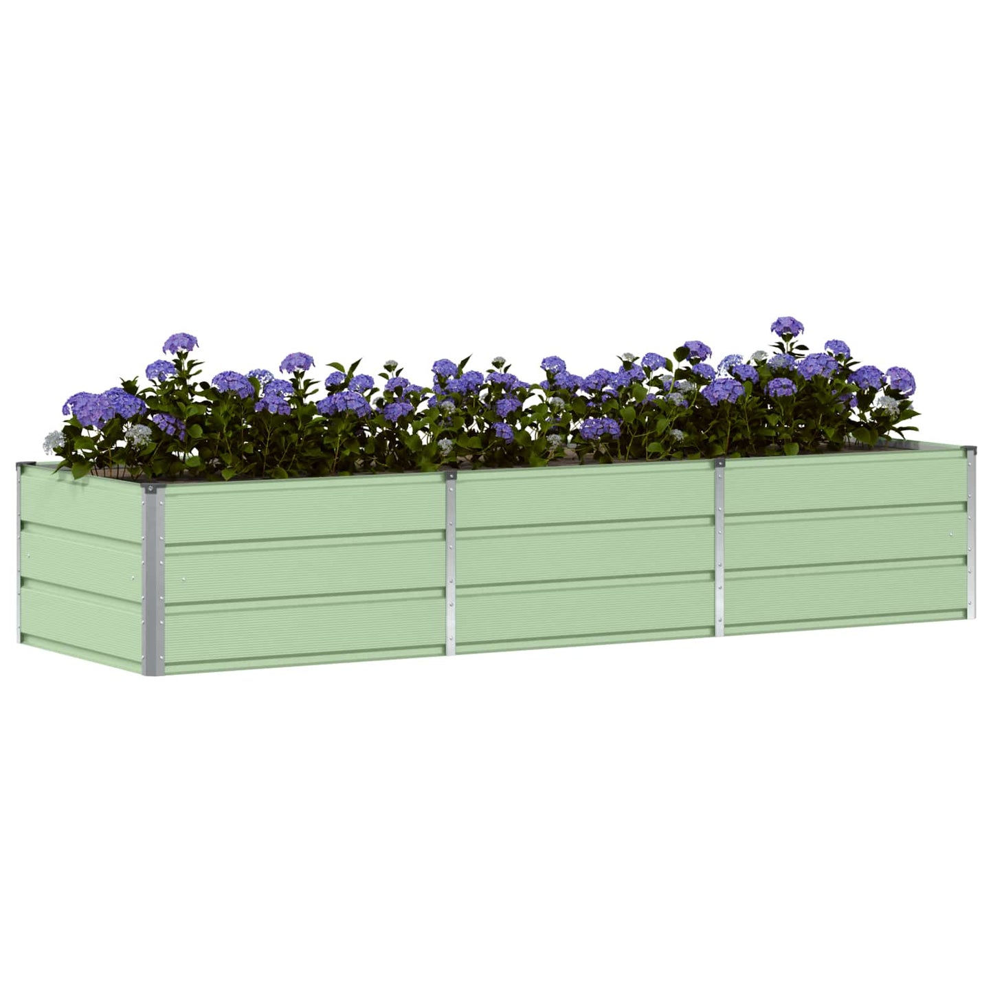 Fioriera Verde 240 x 80 x 45 cm Acciaio