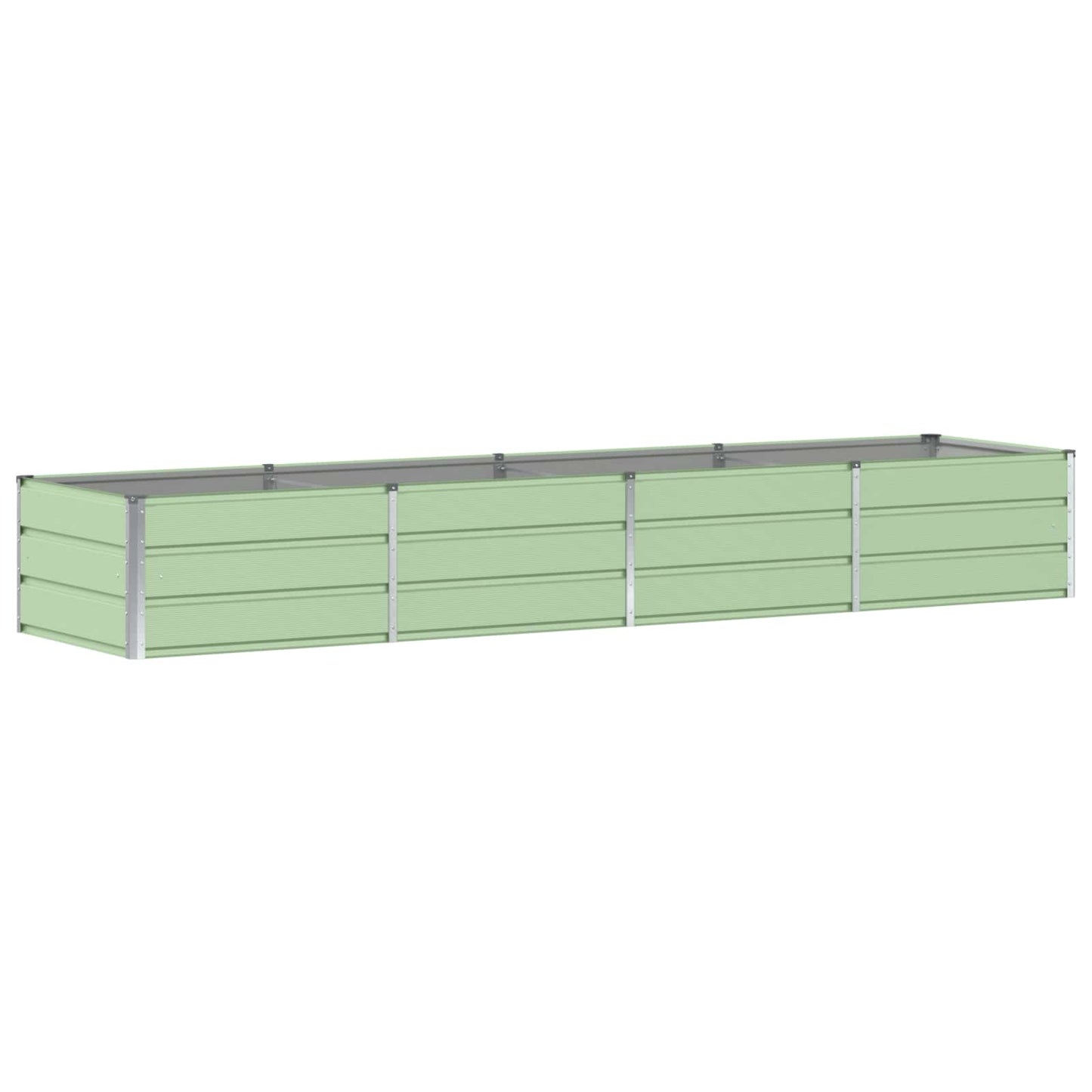 Fioriera Verde 320 x 80 x 45 cm Acciaio