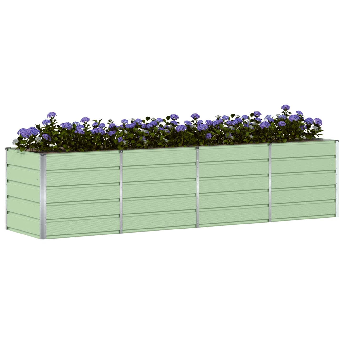 Fioriera Verde 240 x 80 x 75 cm Acciaio