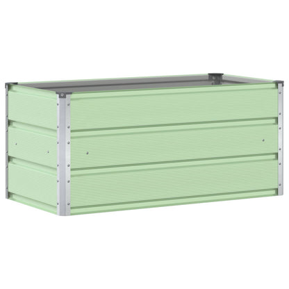 Fioriera Verde Pastello 100 x 50 x 45 cm Acciaio zincato