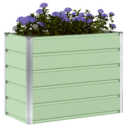 Fioriera Verde Pastello 480 x 50 x 45 cm Acciaio zincato