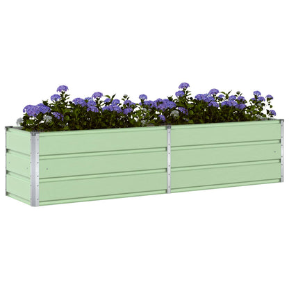 Fioriera Verde Pastello 480 x 50 x 45 cm Acciaio zincato