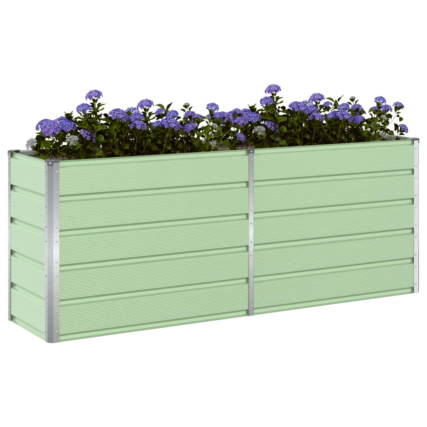 Fioriera Verde Pastello 480 x 50 x 45 cm Acciaio zincato