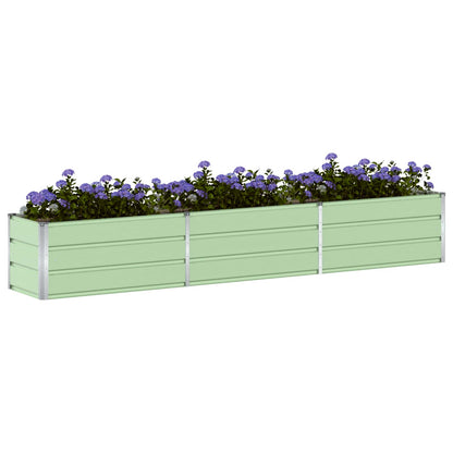 Fioriera Verde Pastello 480 x 50 x 45 cm Acciaio zincato