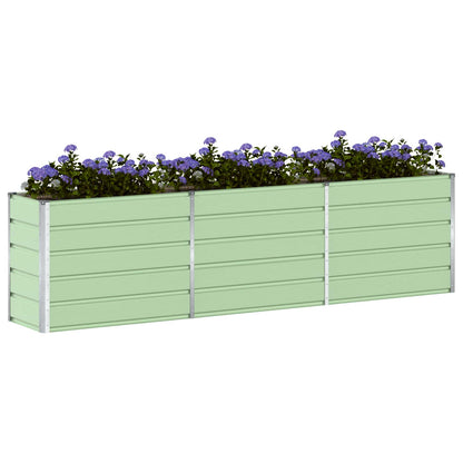 Fioriera Verde Pastello 480 x 50 x 45 cm Acciaio zincato