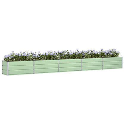 Fioriera Verde Pastello 480 x 50 x 45 cm Acciaio zincato