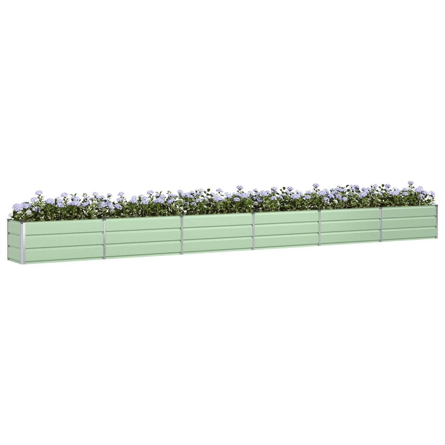 Fioriera Verde Pastello 480 x 50 x 45 cm Acciaio zincato