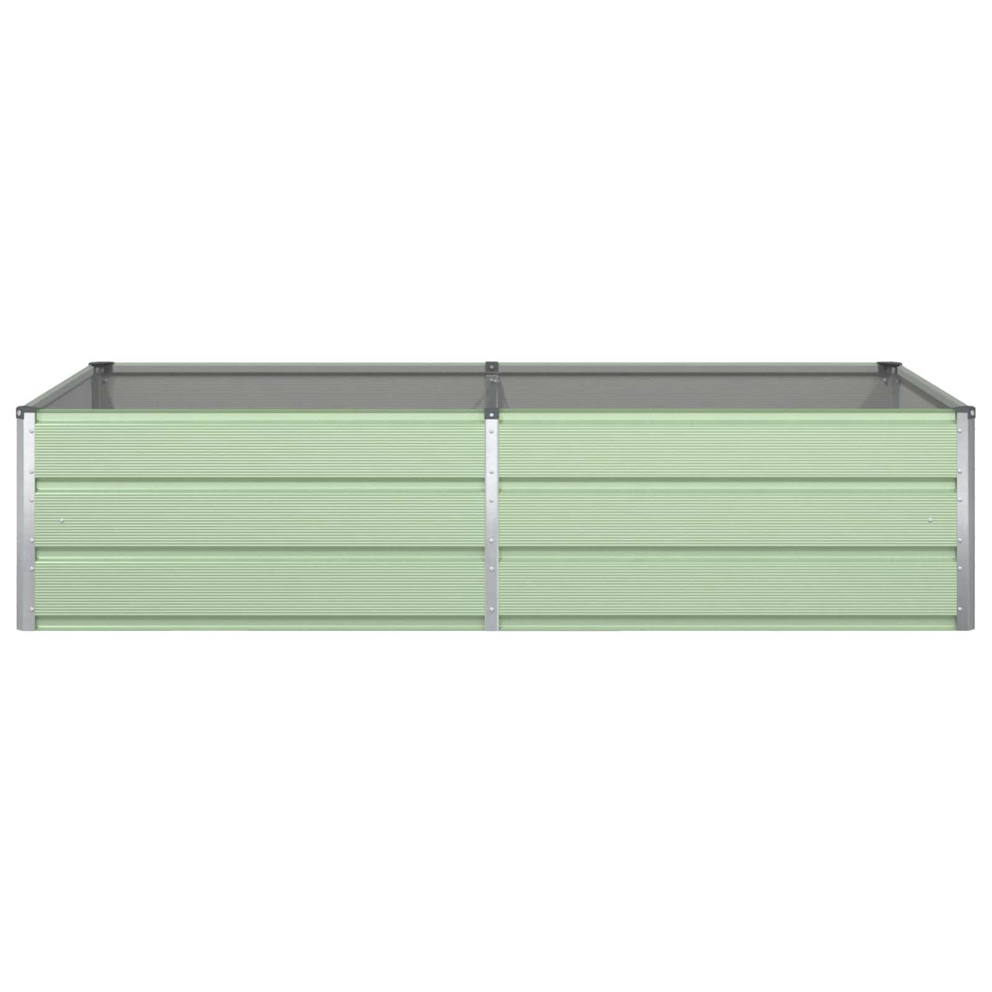 Fioriera Verde Pastello 195 x 100 x 45 cm Acciaio zincato
