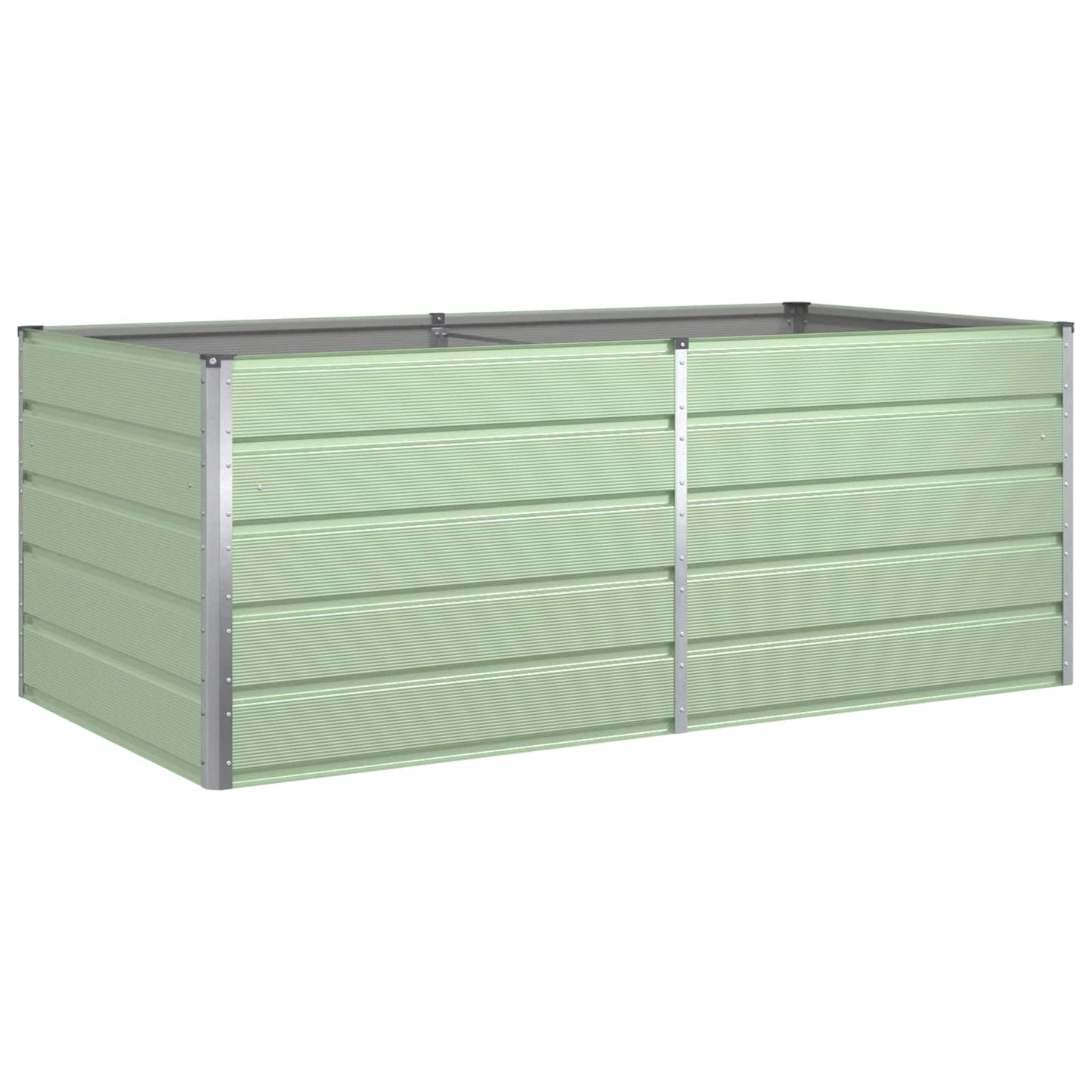 Fioriera Verde Pastello 195 x 100 x 75 cm Acciaio zincato