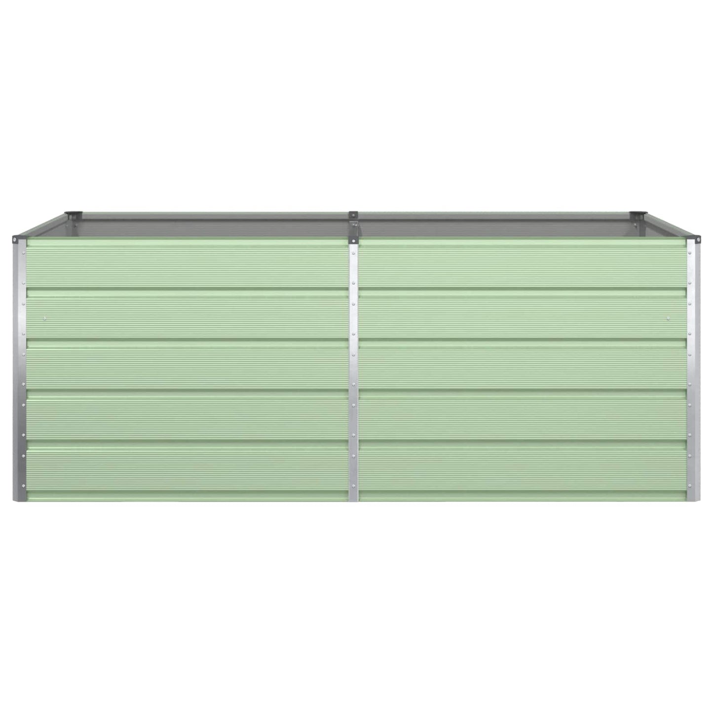 Fioriera Verde Pastello 195 x 100 x 75 cm Acciaio zincato