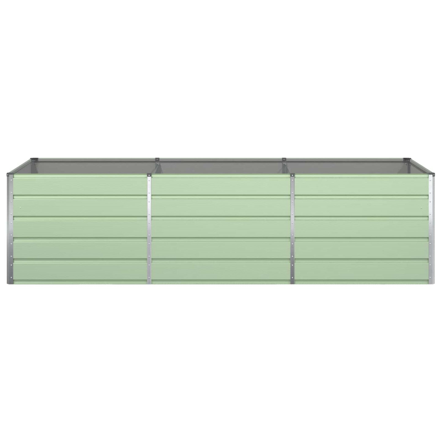 Fioriera Verde Pastello 290 x 100 x 75 cm Acciaio zincato