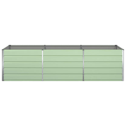 Fioriera Verde Pastello 290 x 100 x 75 cm Acciaio zincato