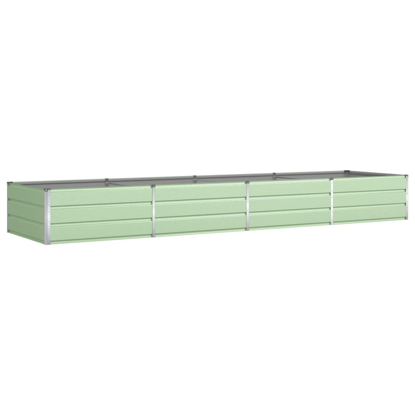 Fioriera Verde Pastello 385 x 100 x 45 cm Acciaio zincato