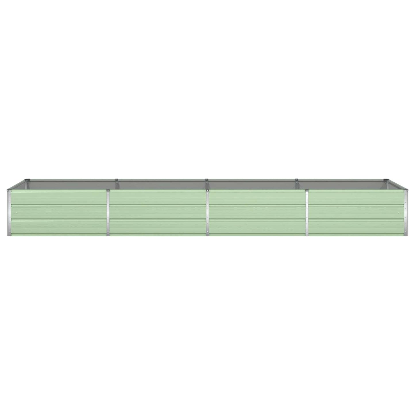 Fioriera Verde Pastello 385 x 100 x 45 cm Acciaio zincato