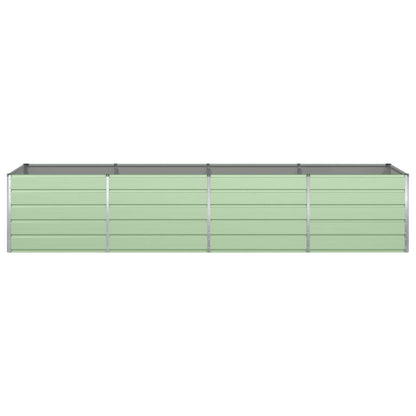 Fioriera Verde Pastello 385 x 100 x 75 cm Acciaio zincato