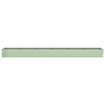 Fioriera Verde Pastello 580 x 100 x 45 cm Acciaio zincato