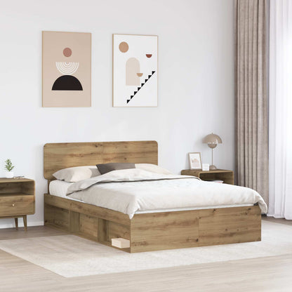 Struttura del letto Rovere artigianale 150 x 200 cm