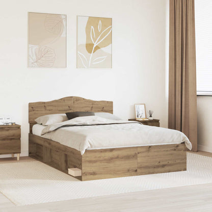 Struttura del letto Rovere artigianale 150 x 200 cm