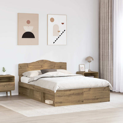 Struttura del letto Rovere artigianale 150 x 200 cm
