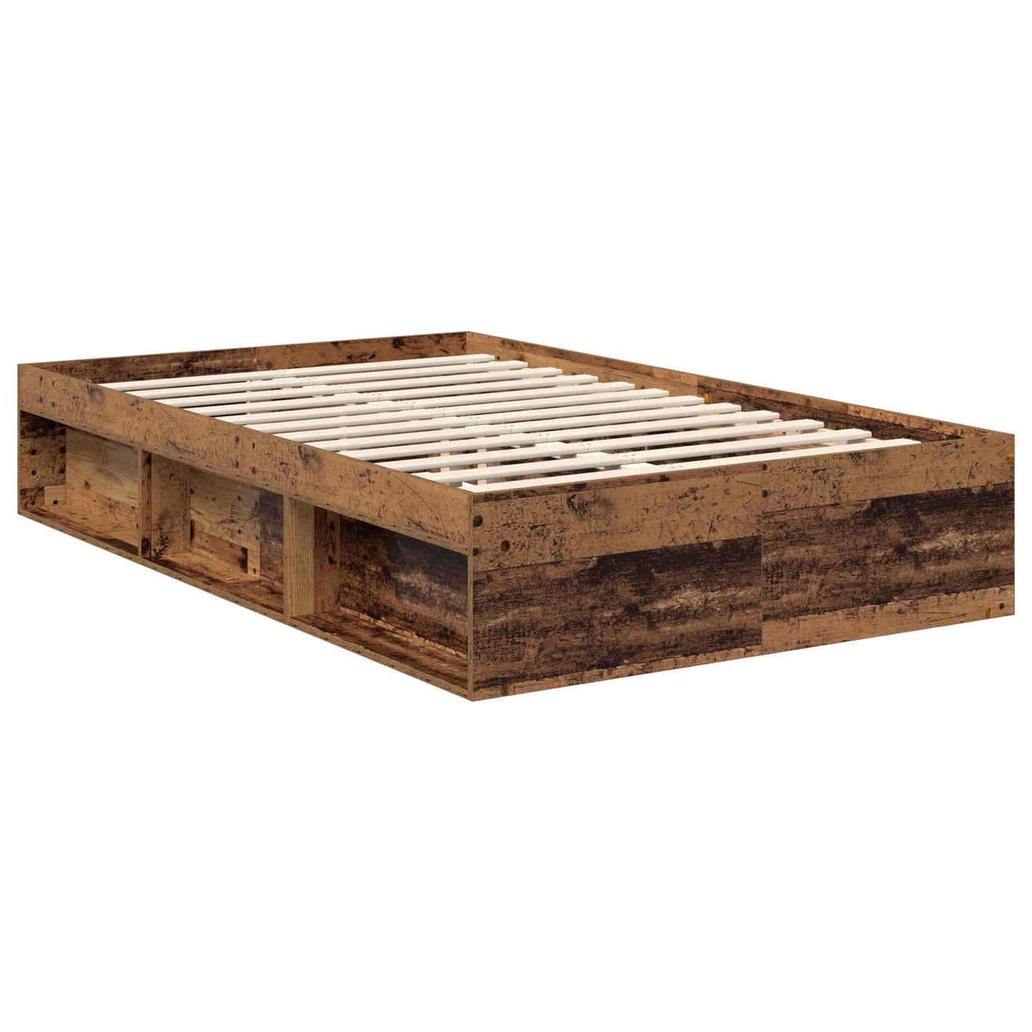 Struttura del letto Legno vecchio 120 x 190 cm Pino massello