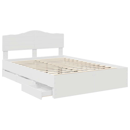 Struttura del letto Bianco 140 x 200 cm Legno Ingegnerizzato