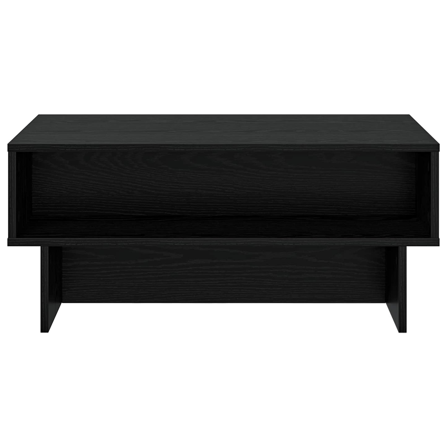 Tavolino da salotto Rovere Nero 80 x 46 x 35 cm