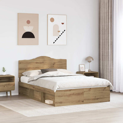 Struttura del letto Rovere artigianale 150 x 200 cm