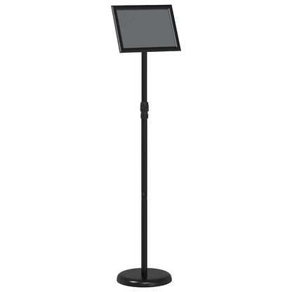 Espositori per Fiere Nero 25 x 25 x 125 cm Alluminio