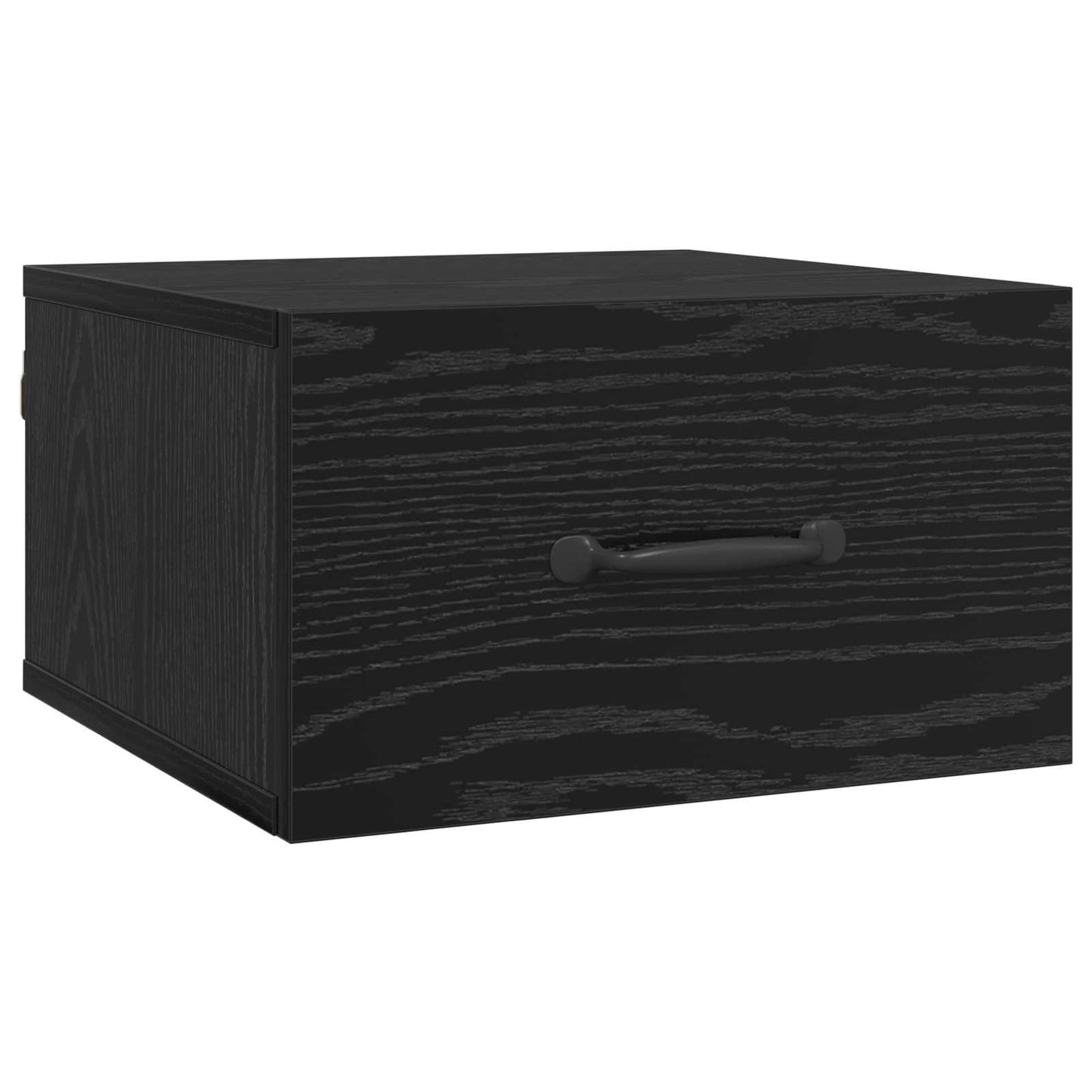 Armadio da Notte Rovere nero 35 x 35 x 20 cm Legno multistrato