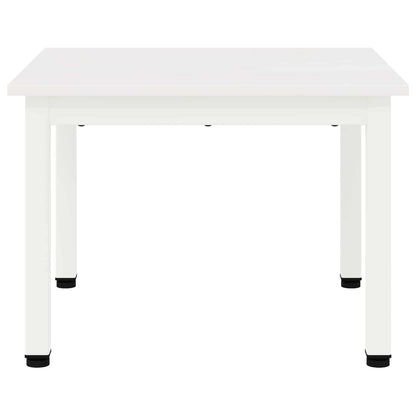 Tavolino da salotto Bianco 50 x 50 x 36 cm Pino massello