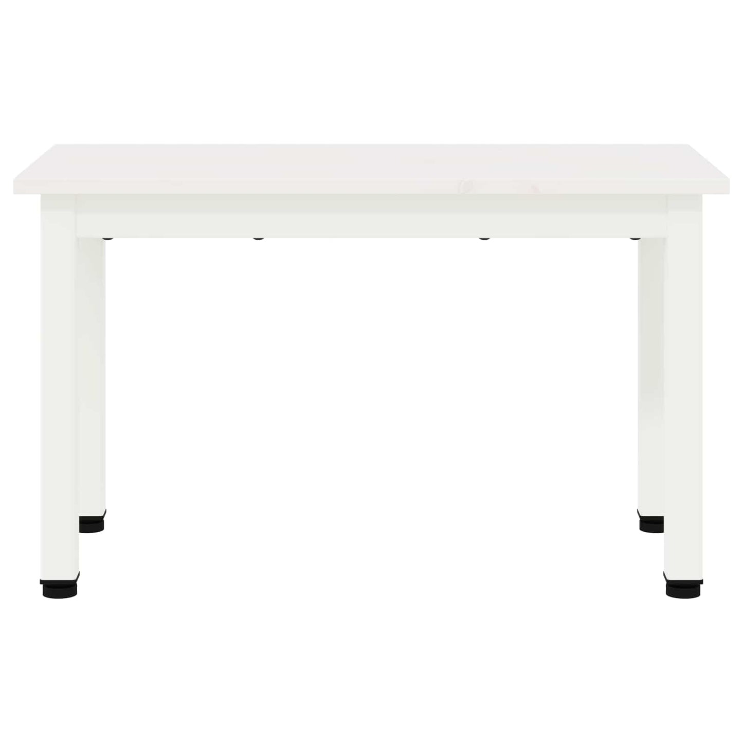 Tavolino da salotto Bianco 60 x 30 x 36 cm Pino massello