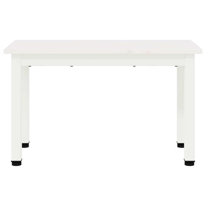 Tavolino da salotto Bianco 60 x 30 x 36 cm Pino massello