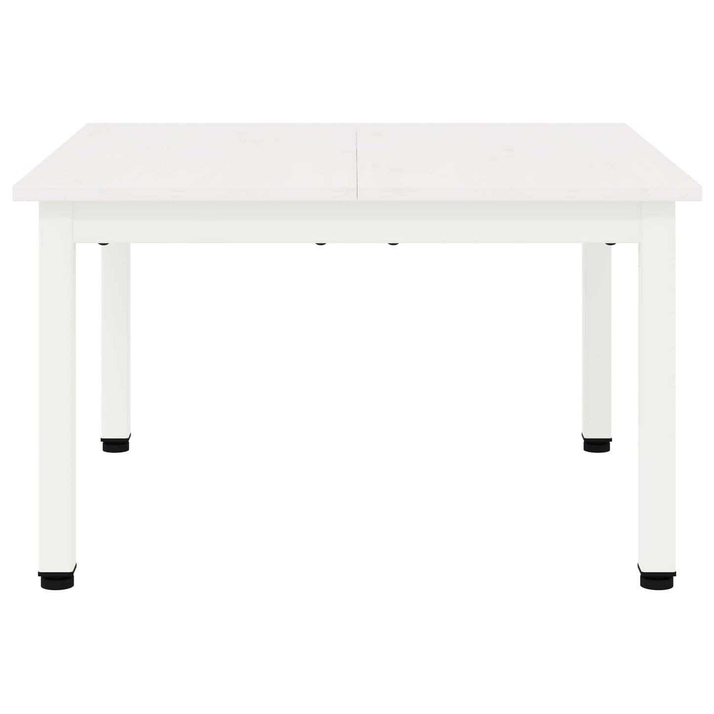 Tavolino da salotto Bianco 60 x 60 x 36 cm Pino massello