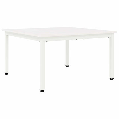 Tavolino da salotto Bianco 80 x 80 x 45 cm Pino massello
