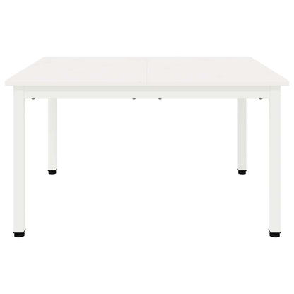 Tavolino da salotto Bianco 80 x 80 x 45 cm Pino massello