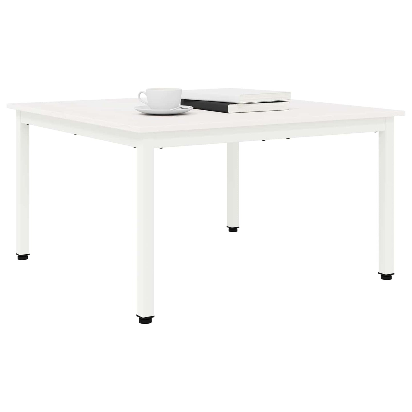 Tavolino da salotto Bianco 80 x 80 x 45 cm Pino massello