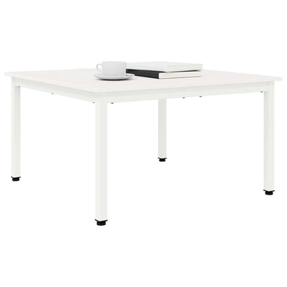 Tavolino da salotto Bianco 80 x 80 x 45 cm Pino massello