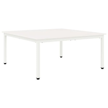 Tavolino da salotto Bianco 100 x 100 x 45 cm Pino massello