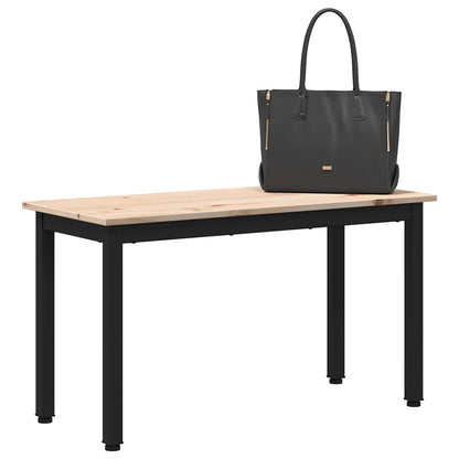 panchina Naturale 80 x 35 x 45 cm Pino massello